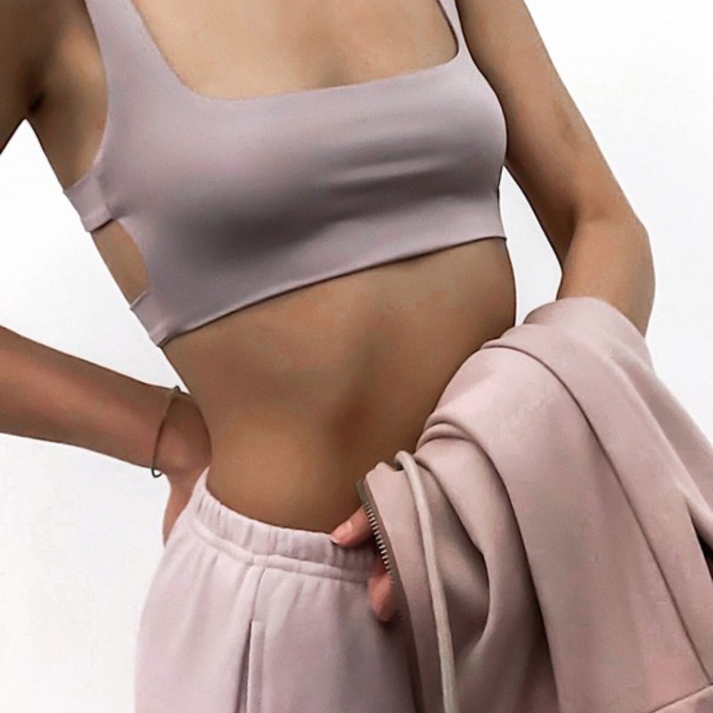 CAGED CROP TOP